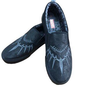 Marvel Black Panther Sneakers Low Top Slip On Black Athleisure Mens 12